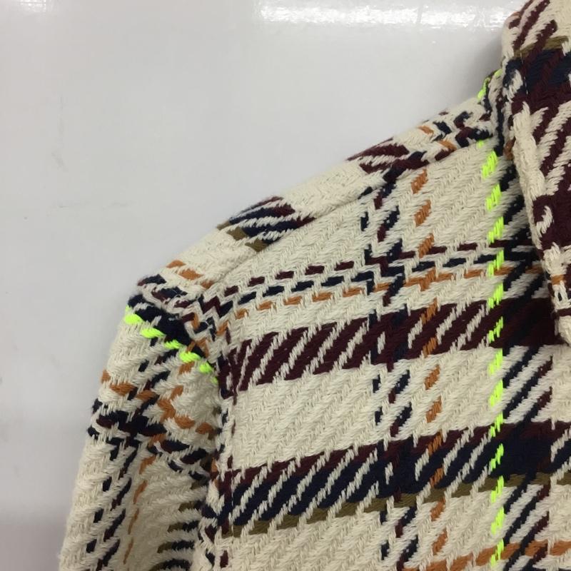 ザラ ZARA シャツ、ブラウス 長袖 4255 586 072 シャツジャケット M チェック マルチカラー / マルチカラー /  メンズ USED 古着 中古 10144701
