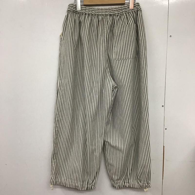 サマンサモスモス Samansa Mos2 ボトムス ボトムス CLC-1406240 綿 コットン 裾紐入りパンツ FREE ストライプ マルチカラー / マルチカラー /  レディース USED 古着 中古 10132753