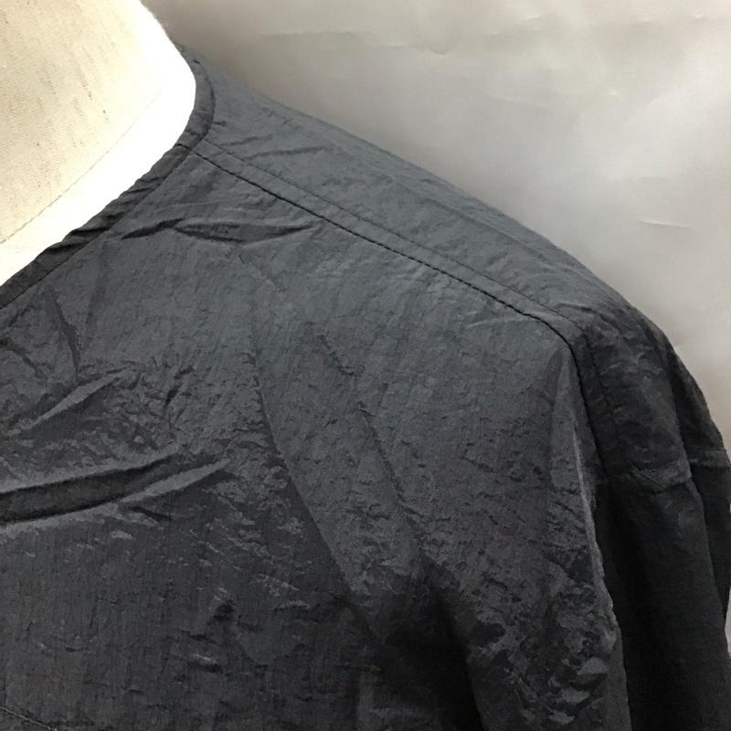 ビッグジョン Big John ジャケット、上着 ジャンパー、ブルゾン ナイロン ノーカラー M 無地 黒 / ブラック /  メンズ USED 古着 中古 10116834