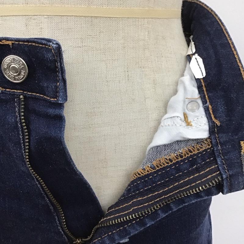 ザラ ZARA パンツ デニム、ジーンズ ストレッチ スキニー 無地 インディゴ / インディゴ /  レディース USED 古着 中古 10108078