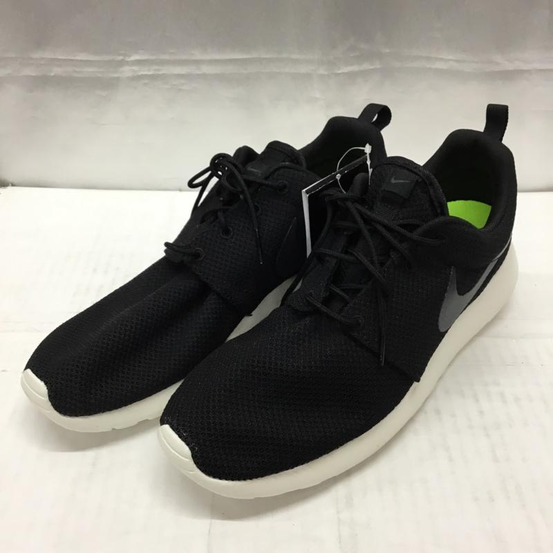 ナイキ NIKE スニーカー スニーカー 511881-010 ROSHE ONE 28cm 28.0cm ワンポイント 黒 / ブラック / X 白 / ホワイト /  メンズ USED 古着 中古 10109380