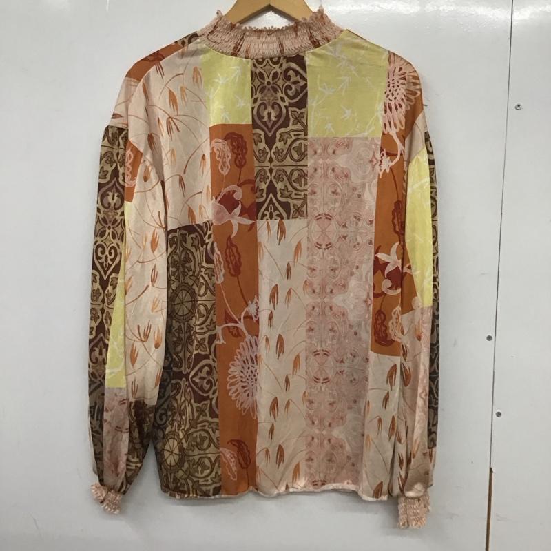 ザラ ZARA カットソー 長袖 S  マルチカラー / マルチカラー /  レディース USED 古着 中古 10139330