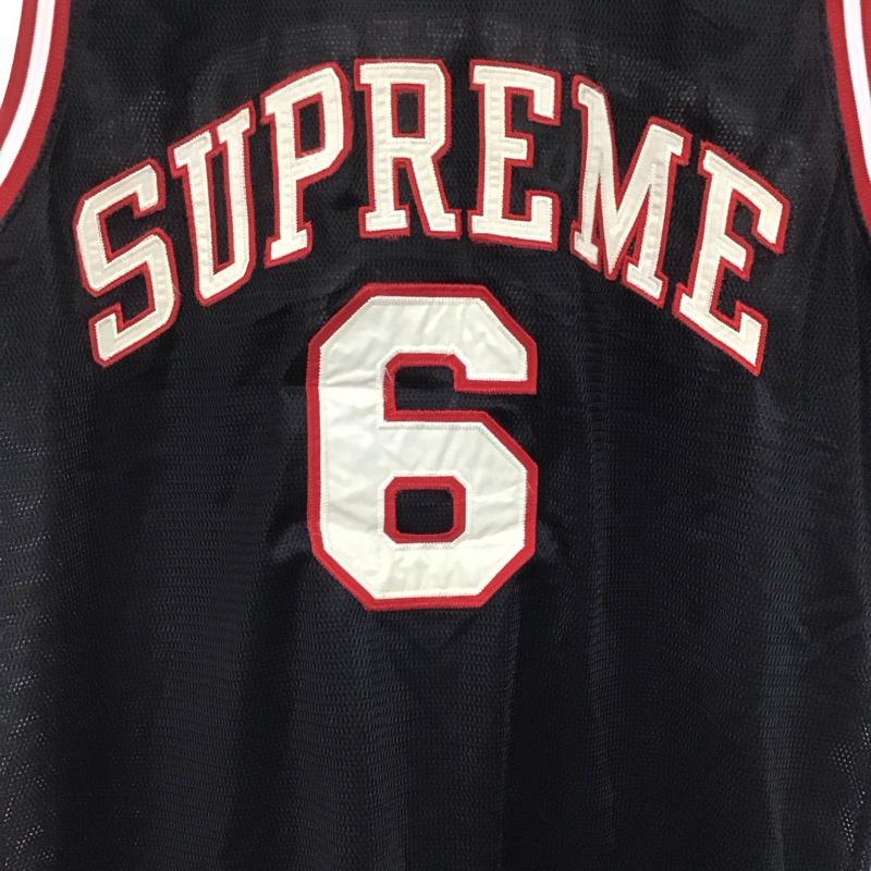 シュプリーム Supreme タンクトップ タンクトップ タンクトップ ノースリーブカットソー クルーネック ユニフォーム L ロゴ、文字 黒 / ブラック /  メンズ USED 古着 中古 10143490