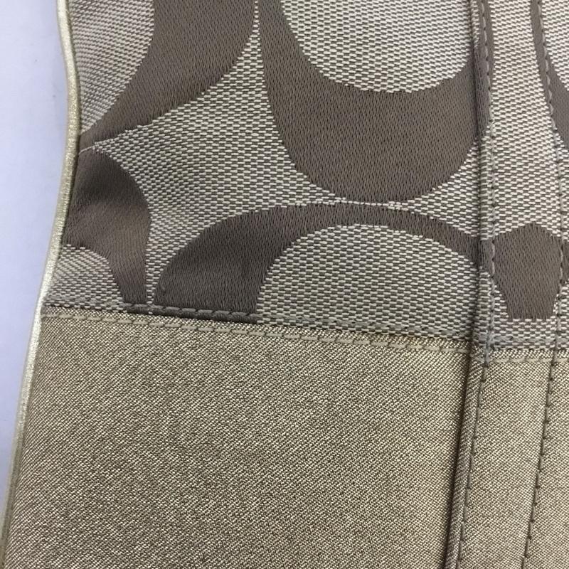 コーチ COACH ショルダーバッグ ショルダーバッグ 総柄 ベージュ / ベージュ / X 金 / ゴールド /  レディース USED 古着 中古 10131240