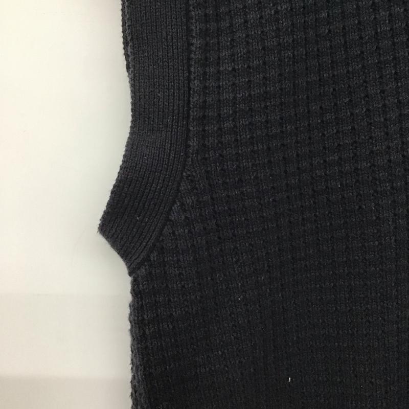 ニコアンド niko and... ベスト ベスト NKN26681CF スキッパー襟付きベスト FREE 無地 黒 / ブラック /  レディース USED 古着 中古 10133836
