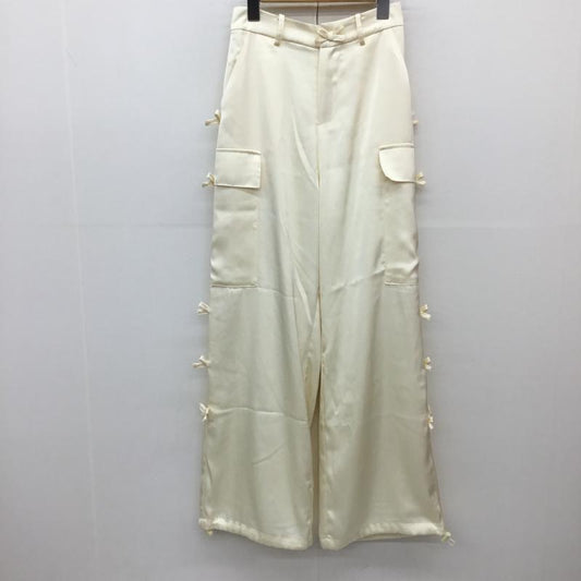 メリージェニー merry jenny パンツ ワークパンツ、ペインターパンツ FREE  アイボリー / アイボリー /  レディース USED 古着 中古 10142320