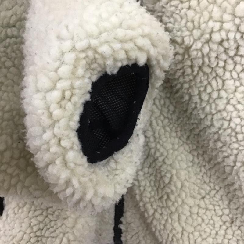 エレメント ELEMENT ジャケット、上着 ジャンパー、ブルゾン ジップアップジャケット アウター ボアジャケット FREE ロゴ、文字 アイボリー / アイボリー /  レディース USED 古着 中古 10147627