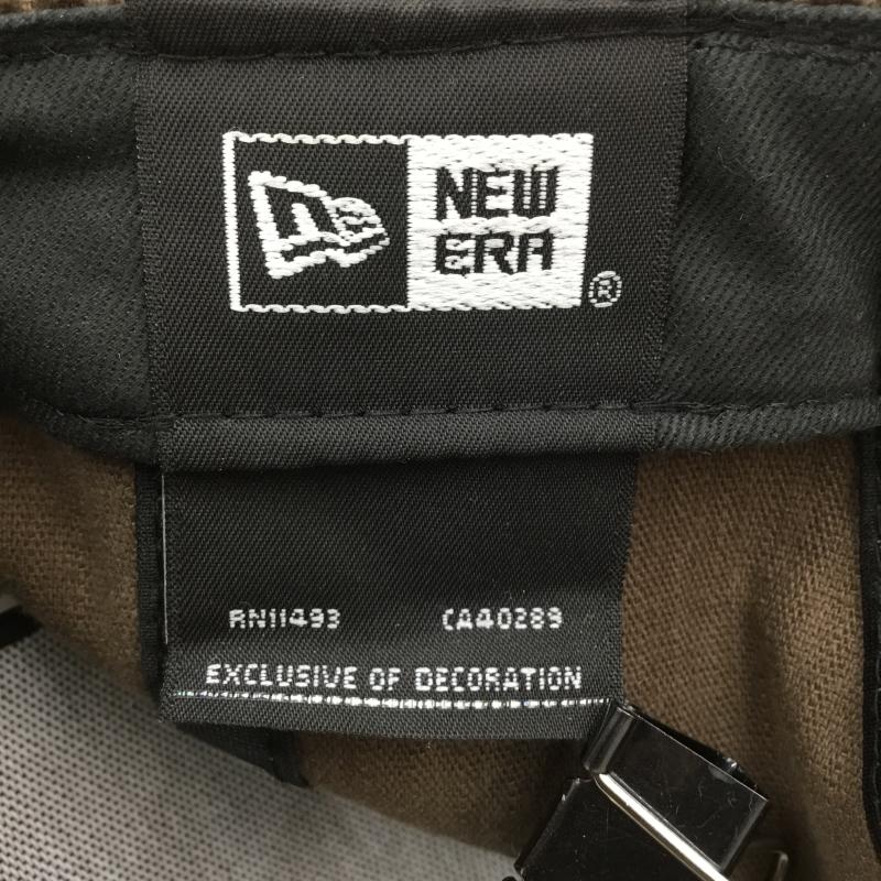 ニューエラ NEW ERA 帽子 キャップ X-LARGE コーデュロイ ロゴ、文字 茶 / ブラウン /  メンズ USED 古着 中古 10140922