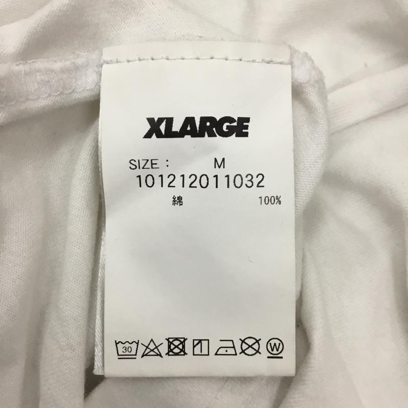 エクストララージ XLARGE Tシャツ 半袖 半袖カットソー プリントTシャツ クルーネックカットソー M プリント 白 / ホワイト /  メンズ USED 古着 中古 10122891