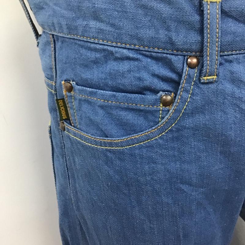 デリシャス DELICIOUS パンツ デニム、ジーンズ DP0153-151 ストレッチ 5 ロゴ、文字 水色 / ライトブルー /  メンズ USED 古着 中古 10108253