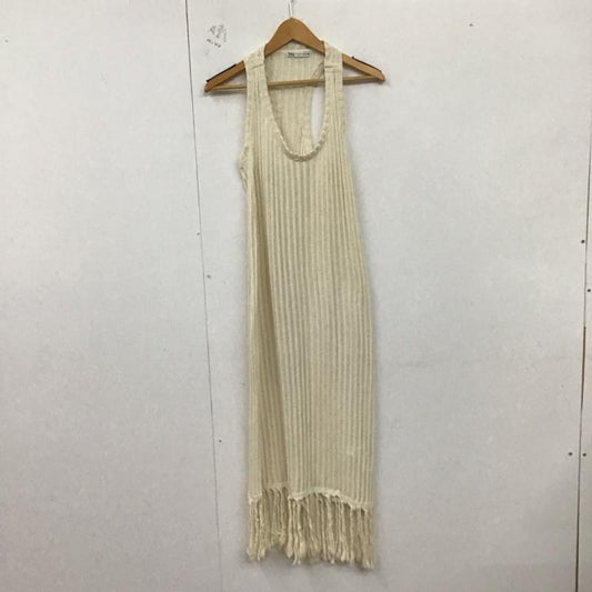 ザラ ZARA ワンピース ロングスカート M 無地 白 / ホワイト /  レディース USED 古着 中古 10129434