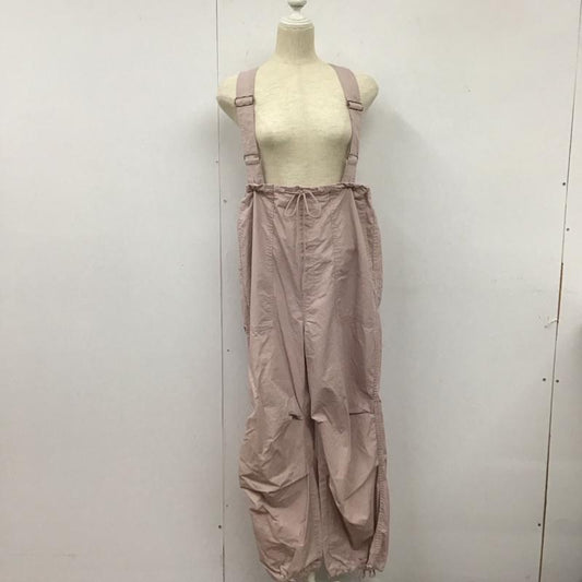 ダブルクローゼット w closet ボトムス ボトムス サロペット FREE 無地 桃 / ピンク /  レディース USED 古着 中古 10126559