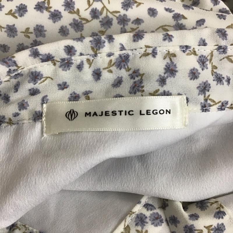マジェスティックレゴン MAJESTIC LEGON ワンピース ロングスカート 1013066334 上品プチフリルワンピース M 花柄 白 / ホワイト /  レディース USED 古着 中古 10115890