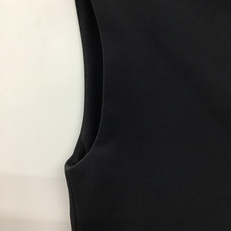 バレンシアガ BALENCIAGA ワンピース ひざ丈スカート ノースリーブワンピース タイトワンピース 36 無地 ダークグレー / ダークグレー /  レディース USED 古着 中古 10147689