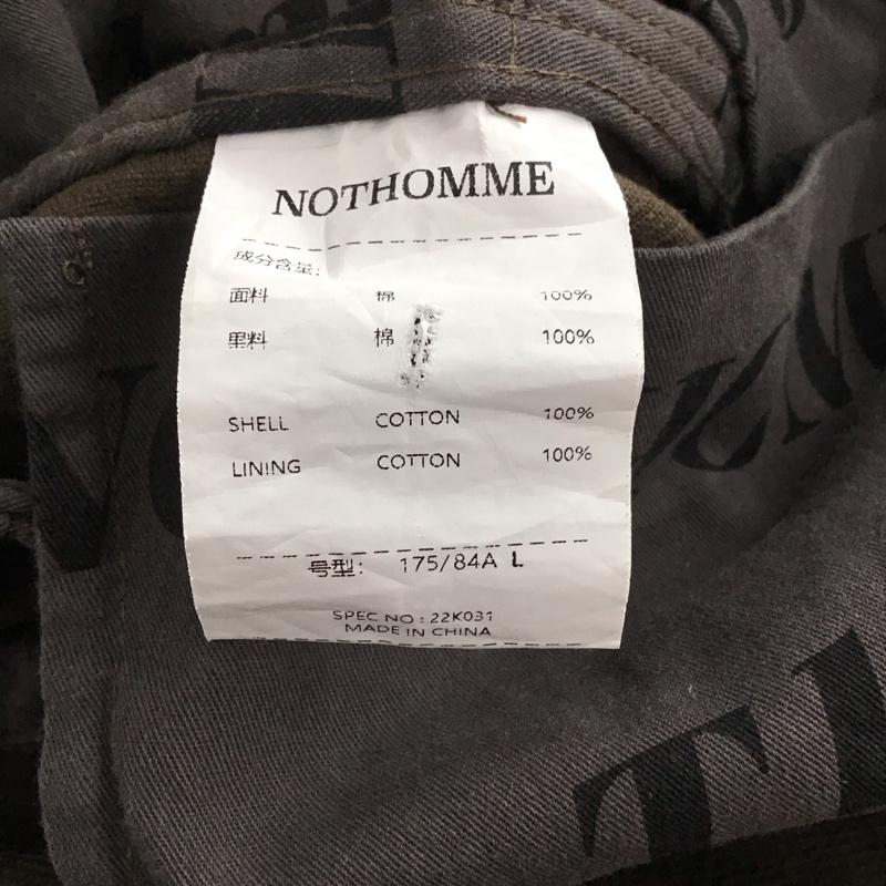古着 USED ボトムス ボトムス NOTHOMME コーデュロイパンツ L 無地 茶 / ブラウン /  メンズ USED 古着 中古 10144977