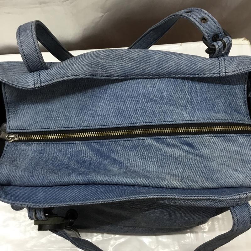 ディケイド DECADE トートバッグ トートバッグ デニムレザー デニム風 ロゴ、文字 青 / ブルー /  メンズ USED 古着 中古 10113720