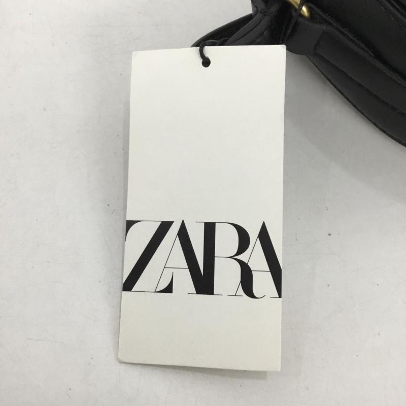 ザラ ZARA ショルダーバッグ ショルダーバッグ 6043 210 202 タグ付き 無地 黒 / ブラック / X アイボリー / アイボリー /  レディース USED 古着 中古 10147767