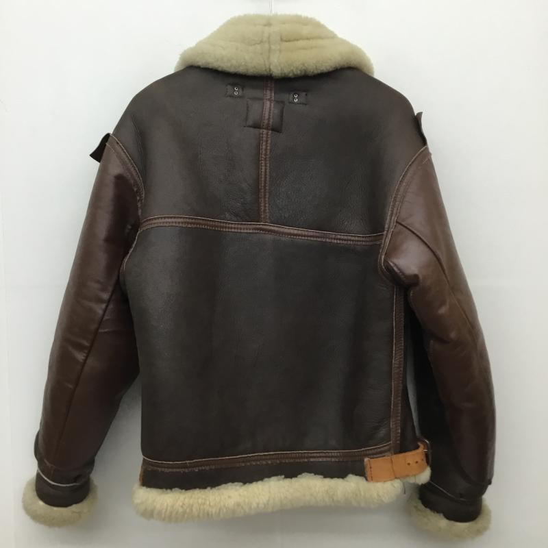 インシグニア INSIGNIA ジャケット、上着 フライトジャケット B-3 5323332 USA製 38 無地 ダークブラウン / ダークブラウン / X ベージュ / ベージュ / X 茶 / ブラウン /  メンズ USED 古着 中古 10123113