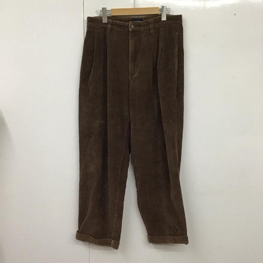 古着 USED パンツ ワークパンツ、ペインターパンツ コーデュロイパンツ ワイドパンツ カジュアルパンツ 33インチ 無地 茶 / ブラウン /  メンズ USED 古着 中古 10126318