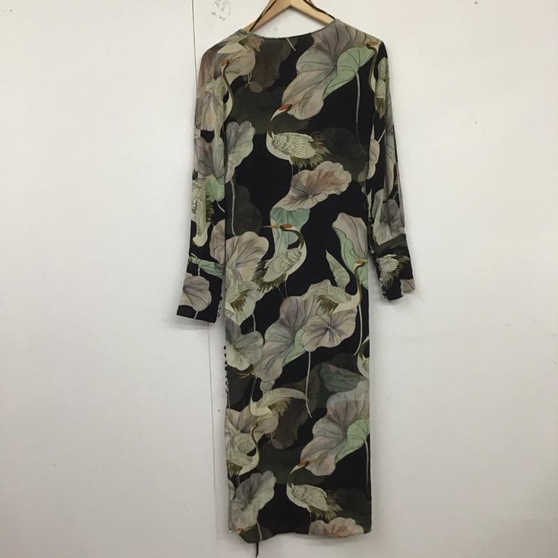 ザラ ZARA ワンピース ロングスカート S 総柄 マルチカラー / マルチカラー /  レディース USED 古着 中古 10124807