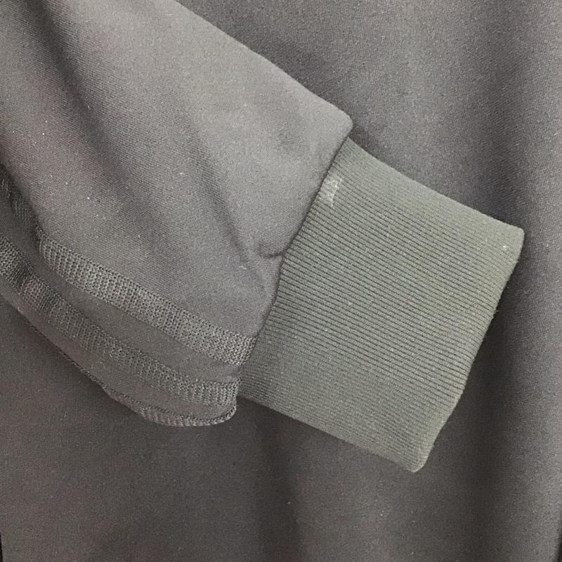 アディダス adidas トレーナー 長袖 ej8712 長袖スウェット クルーネック スポーツウェア M ロゴ、文字 黒 / ブラック /  メンズ USED 古着 中古 10139877