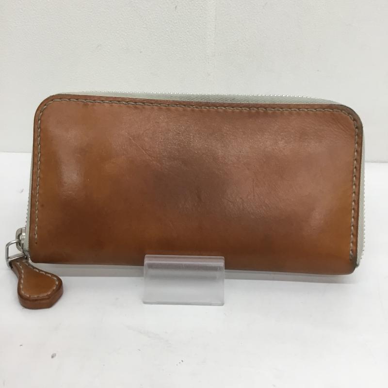 ユーズドクロージング used clothes 財布 長財布 ビーズ屋公ちゃん 無地 茶 / ブラウン /  メンズ USED 古着 中古 10105903