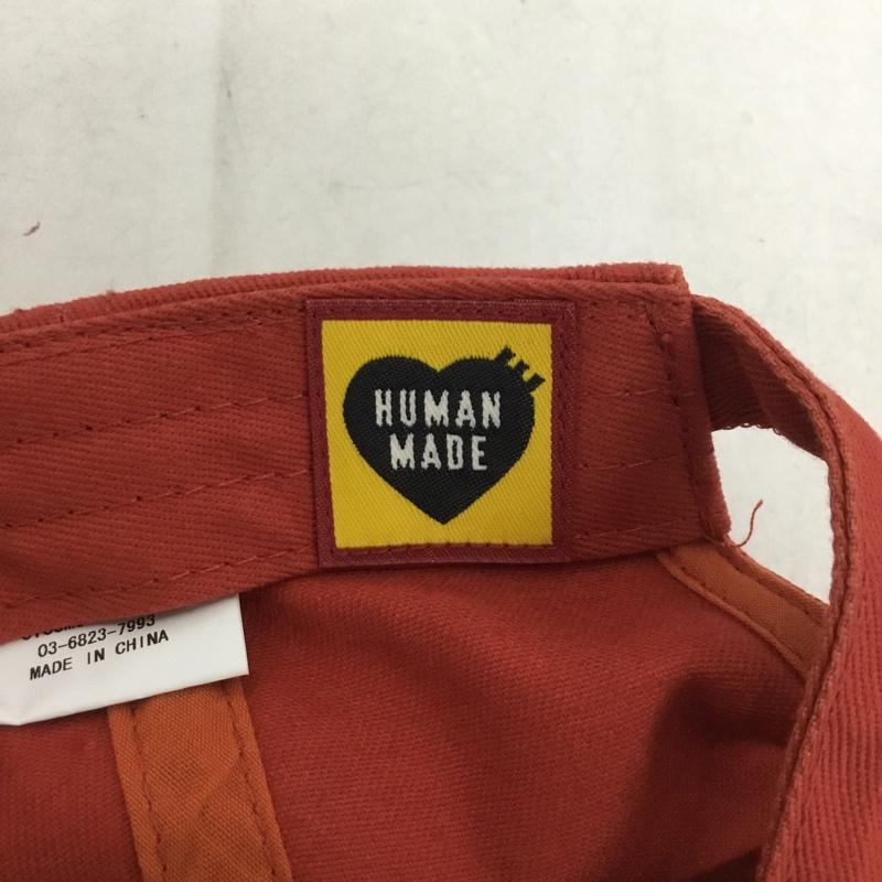 ヒューマンメード HUMAN MADE 帽子 キャップ ロゴ、文字 赤 / レッド /  メンズ USED 古着 中古 10138850