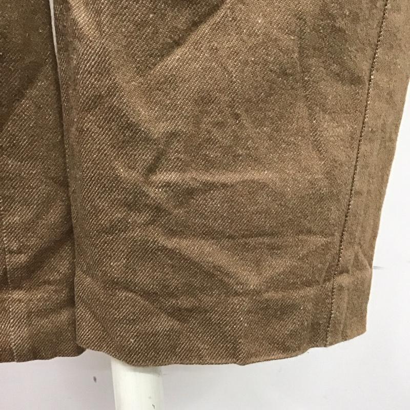 センスオブプレイスバイアーバンリサーチ SENSE OF PLACE by URBAN RESEARCH ボトムス ボトムス AA05-24A102 リネンワークテーパードパンツ S 無地 茶 / ブラウン /  レディース USED 古着 中古 10110894