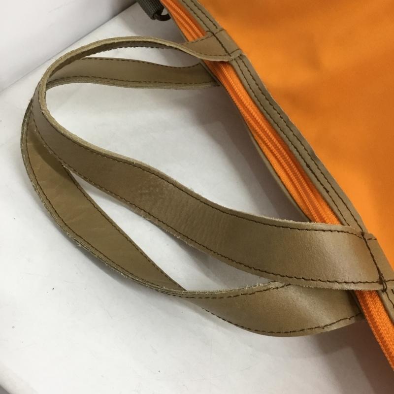 ベンシモン BENSIMON トートバッグ トートバッグ ロゴ、文字 橙 / オレンジ / X ベージュ / ベージュ /  メンズ USED 古着 中古 10150440