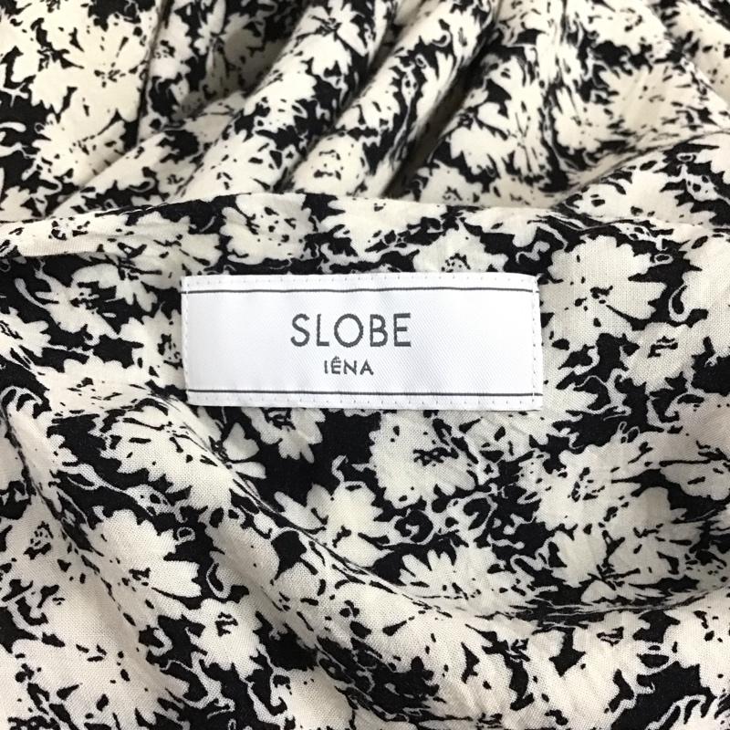 スローブイエナ SLOBE IENA サロペット・オーバーオール サロペット、オーバーオール 16030912327010 フラワーキャミワイドサロペット FREE 花柄 黒 / ブラック / X アイボリー / アイボリー /  レディース USED 古着 中古 10133416