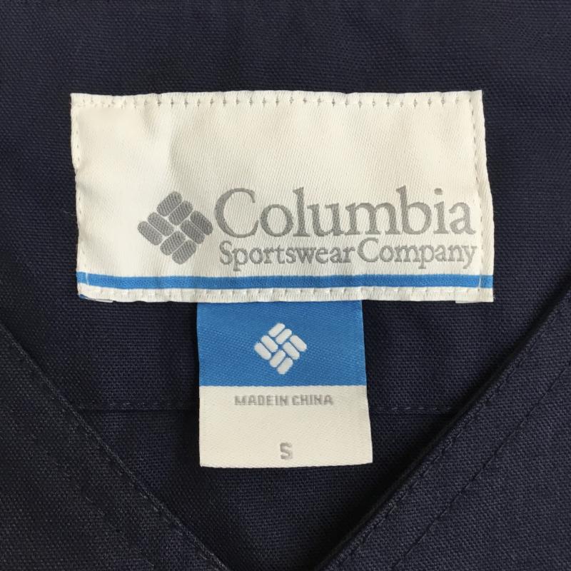 コロンビア Columbia ベスト ベスト PM1193 S ロゴ、文字 紺 / ネイビー /  メンズ USED 古着 中古 10139259