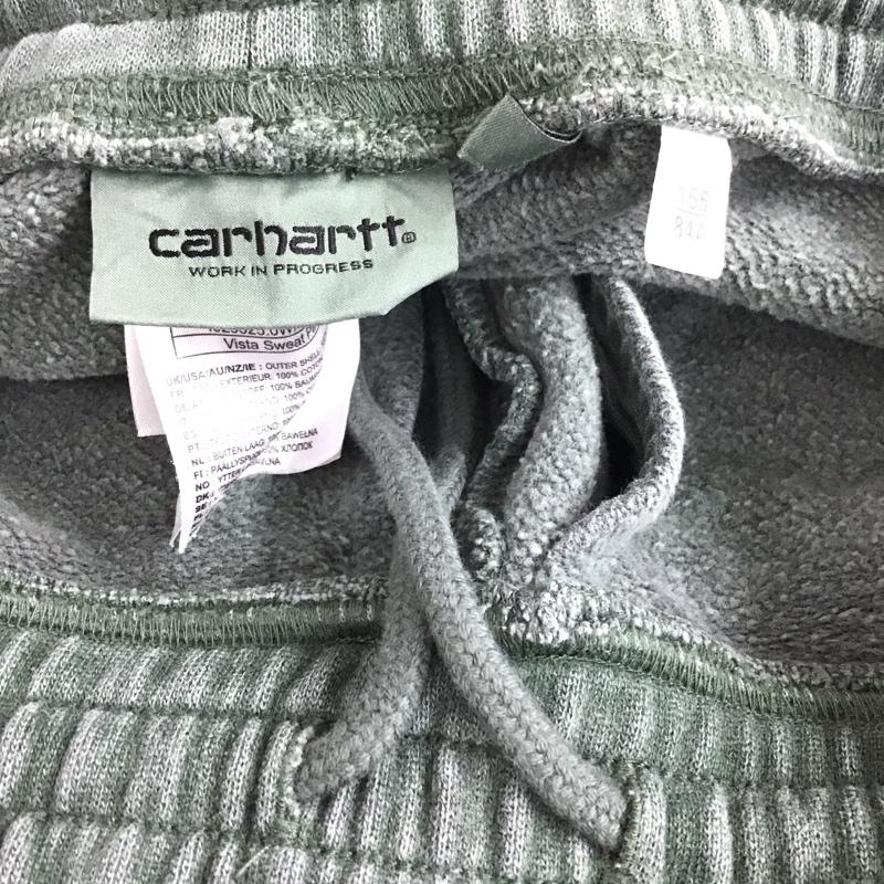 カーハート Carhartt パンツ ワークパンツ、ペインターパンツ ワイドパンツ スウェットパンツ カジュアルパンツ XS ロゴ、文字 カーキ / カーキ /  メンズ USED 古着 中古 10149200