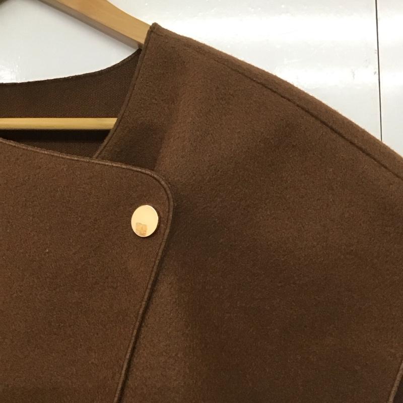 セレクトモカ select MOCA ベスト ベスト 10007086-4 オーバーサイズベスト FREE 無地 茶 / ブラウン /  レディース USED 古着 中古 10141777