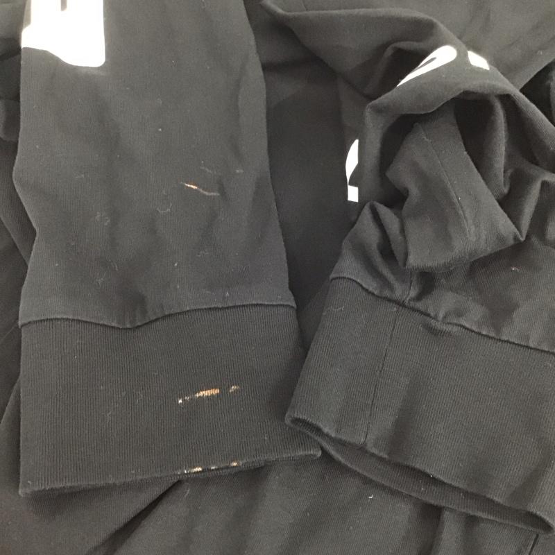 ディーゼル DIESEL カットソー 長袖 t-diegos-ls-k40 長袖カットソー プリントTシャツ XL ロゴ、文字 黒 / ブラック /  メンズ USED 古着 中古 10132353