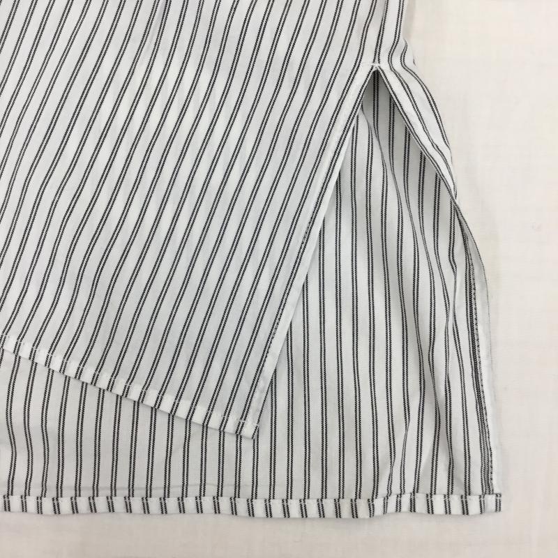 ローリーズファーム LOWRYS FARM シャツ、ブラウス 長袖 FREE ストライプ 白 / ホワイト /  レディース USED 古着 中古 10134399