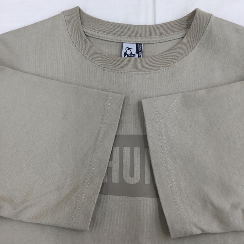 チャムス CHUMS Tシャツ 半袖 CH01-2271 ヘビーウェイトロゴTシャツ M ロゴ、文字 茶 / ブラウン /  メンズ USED 古着 中古 10135942
