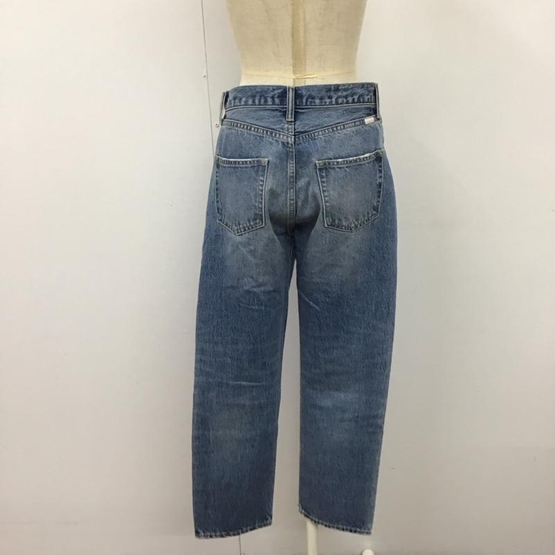 スライ SLY パンツ デニム、ジーンズ 030BAY11-3620 AARON JW STRAIGHT-B 26 無地 青 / ブルー /  レディース USED 古着 中古 10120148