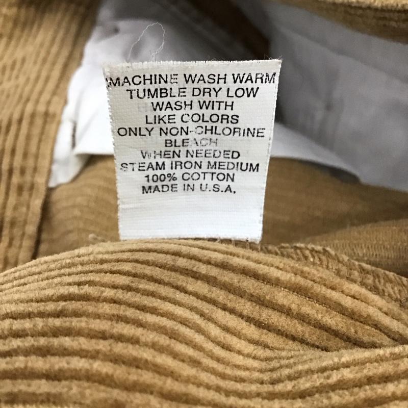 ポロバイラルフローレン Polo by RALPH LAUREN ボトムス ボトムス 90s　アメリカ製　タック　コーデュロイパンツ 無地 茶 / ブラウン /  メンズ USED 古着 中古 10115880