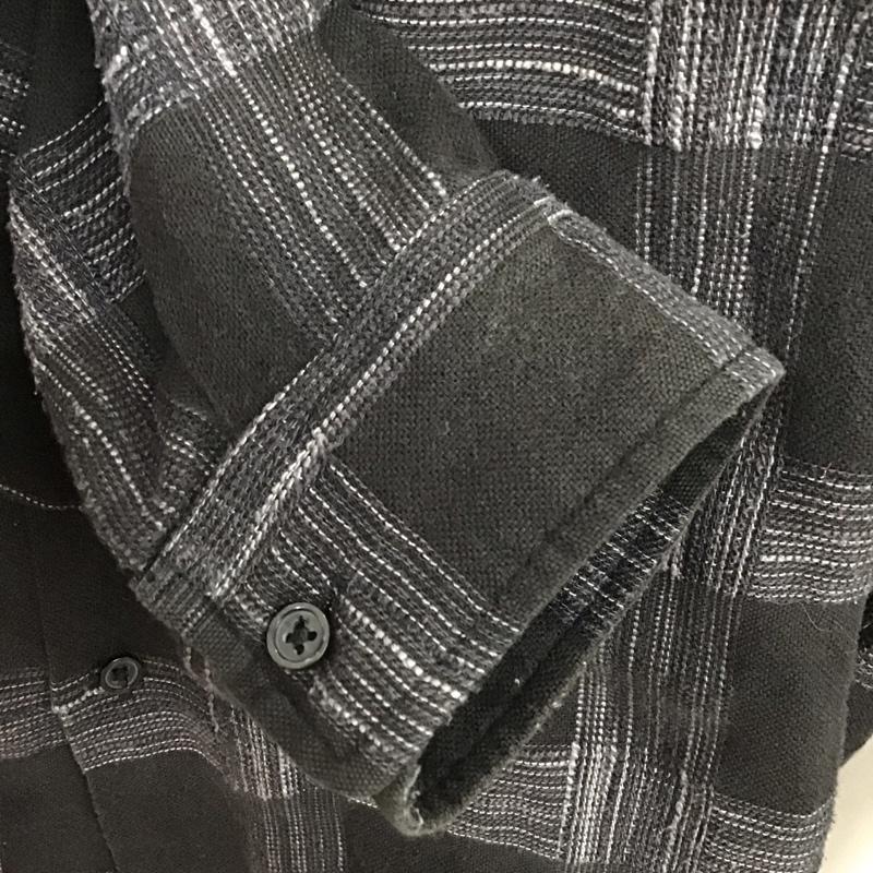 シュプリーム Supreme シャツ、ブラウス 長袖 2023-24AW WovenPlaidShirt 長袖シャツ チェックシャツ XL チェック 黒 / ブラック /  メンズ USED 古着 中古 10132191
