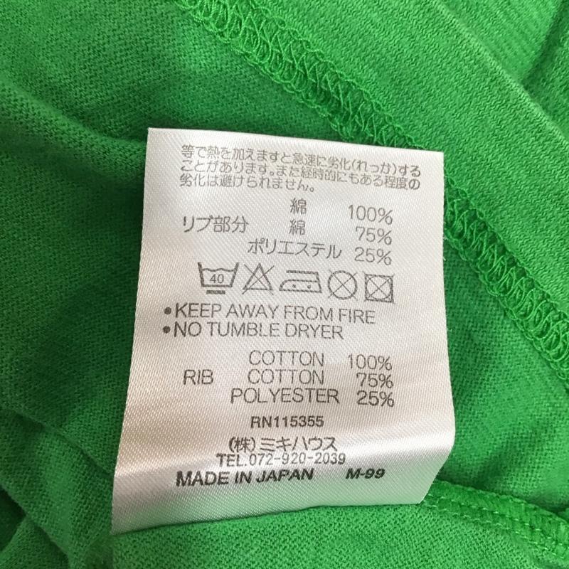 ダブルB Double B Tシャツ 半袖 100cm キッズ クマ サーフィン プリント 100cm ロゴ、文字 緑 / グリーン /  ボーイズ USED 古着 中古 10116906
