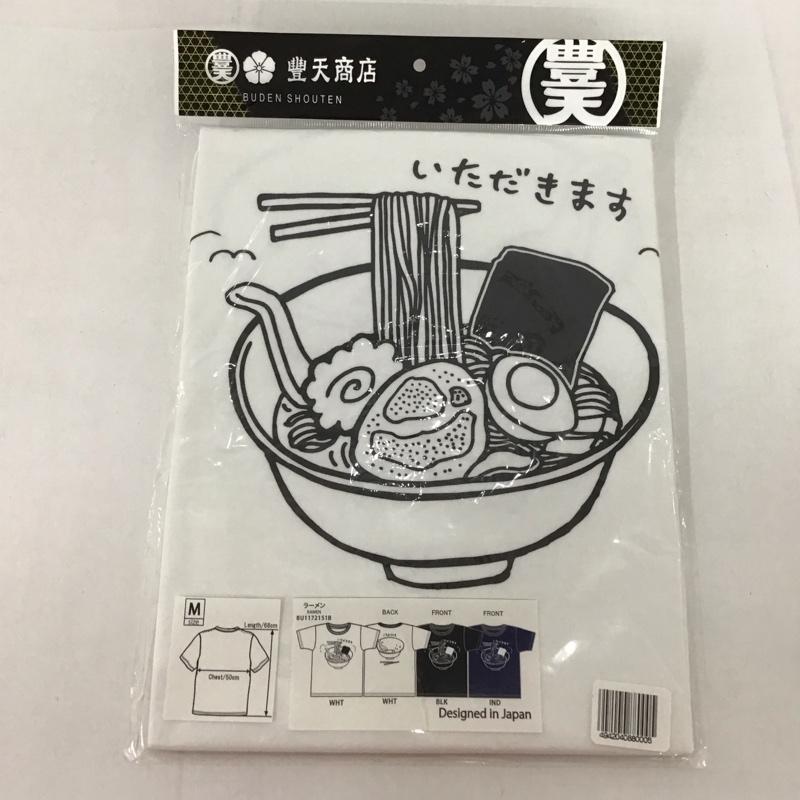 豊天商店 ぶーでんしょうてん Tシャツ 半袖 らーめん プリントT M ロゴ、文字 X プリント 白 / ホワイト /  メンズ USED 古着 中古 10143061