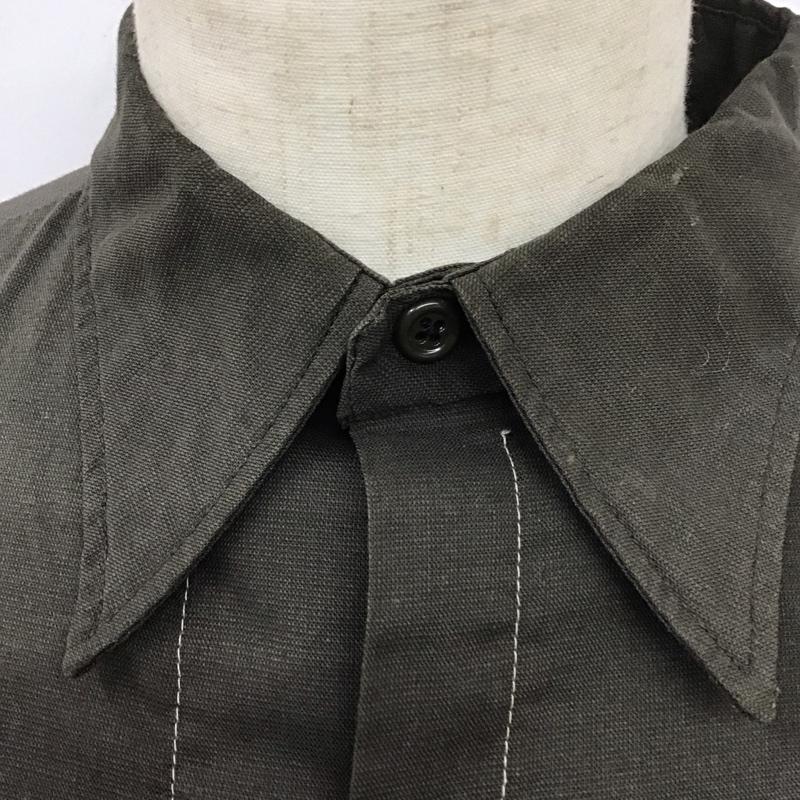 ビックマック BIGMAC シャツ、ブラウス 長袖 長袖シャツ カラーシャツ ポケットシャツ 長袖カットソー 無地 茶 / ブラウン /  メンズ USED 古着 中古 10112493