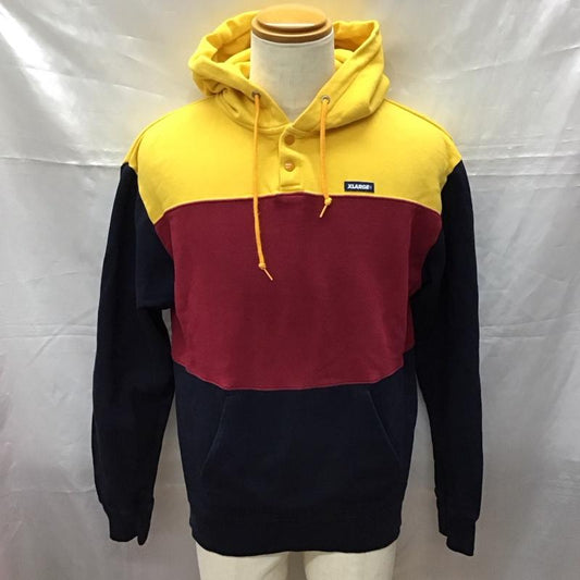 エクストララージ XLARGE パーカー 長袖 長袖パーカー フード付きパーカー プリントスウェット トレーナー S ロゴ、文字 マルチカラー / マルチカラー /  メンズ USED 古着 中古 10114390