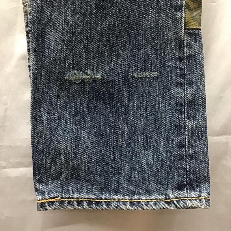 ヒステリックグラマー HYSTERIC GLAMOUR パンツ デニム、ジーンズ 2AP-5184 スカル レオパード M ダメージ加工 マルチカラー / マルチカラー /  レディース USED 古着 中古 10112469