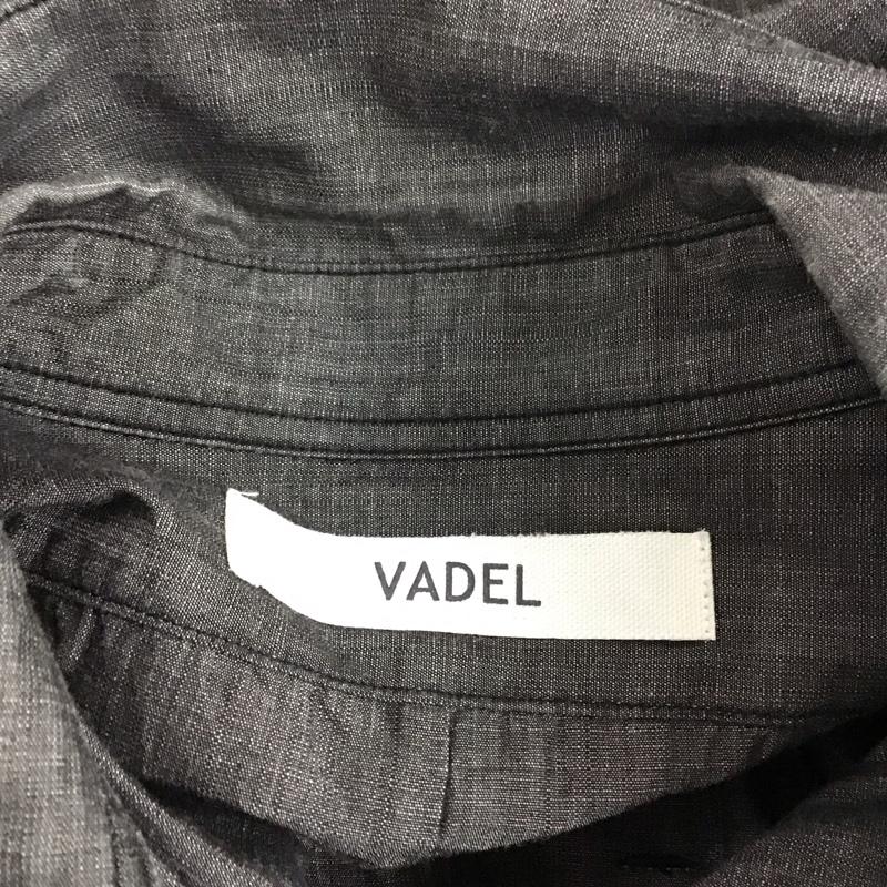 バデル VADEL シャツ、ブラウス 長袖 長袖シャツ 無地シャツ カラーシャツ 46 無地 灰 / グレー /  メンズ USED 古着 中古 10125309