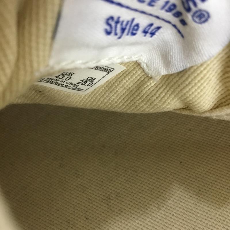 バンズ VANS スニーカー スニーカー 721278 AUTHENTIC 28cm 箱有 28.0cm ロゴ、文字 アイボリー / アイボリー /  メンズ USED 古着 中古 10133912