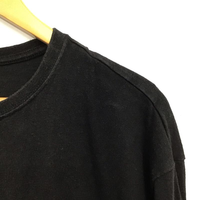 パタゴニア patagonia カットソー 長袖 長袖 L ロゴ、文字 ダークグレー / ダークグレー /  メンズ USED 古着 中古 10151161