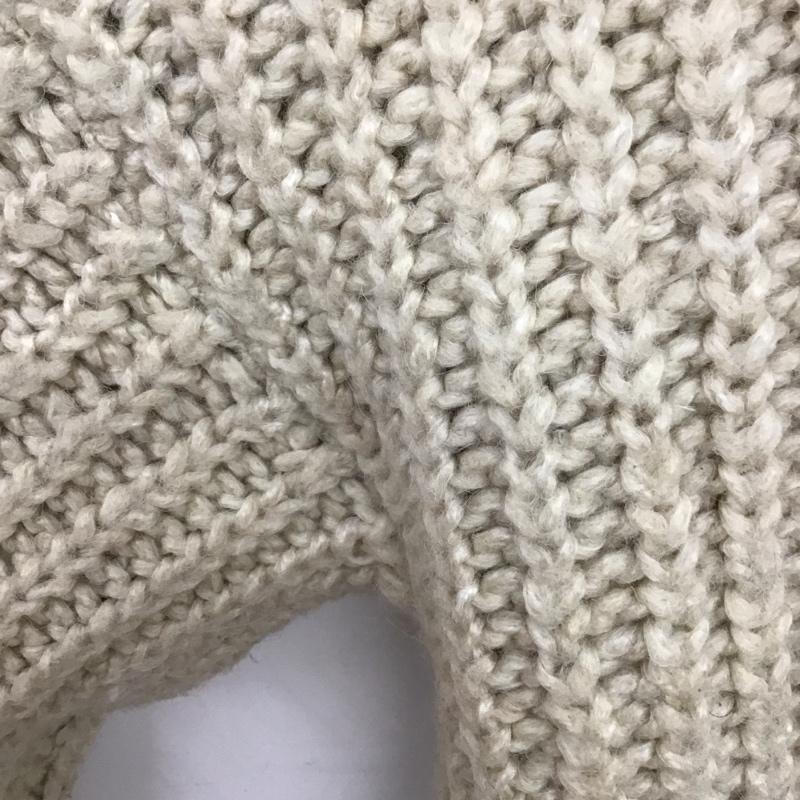 ザラ ZARA ニット、セーター 長袖 6771 145 712 タートルネック M 無地 アイボリー / アイボリー /  レディース USED 古着 中古 10138626