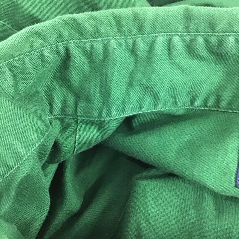 ラルフローレン RALPHLAUREN シャツ、ブラウス 半袖 半袖シャツ カラーシャツ 半袖カットソー 無地シャツ L ロゴ、文字 緑 / グリーン /  メンズ USED 古着 中古 10109570