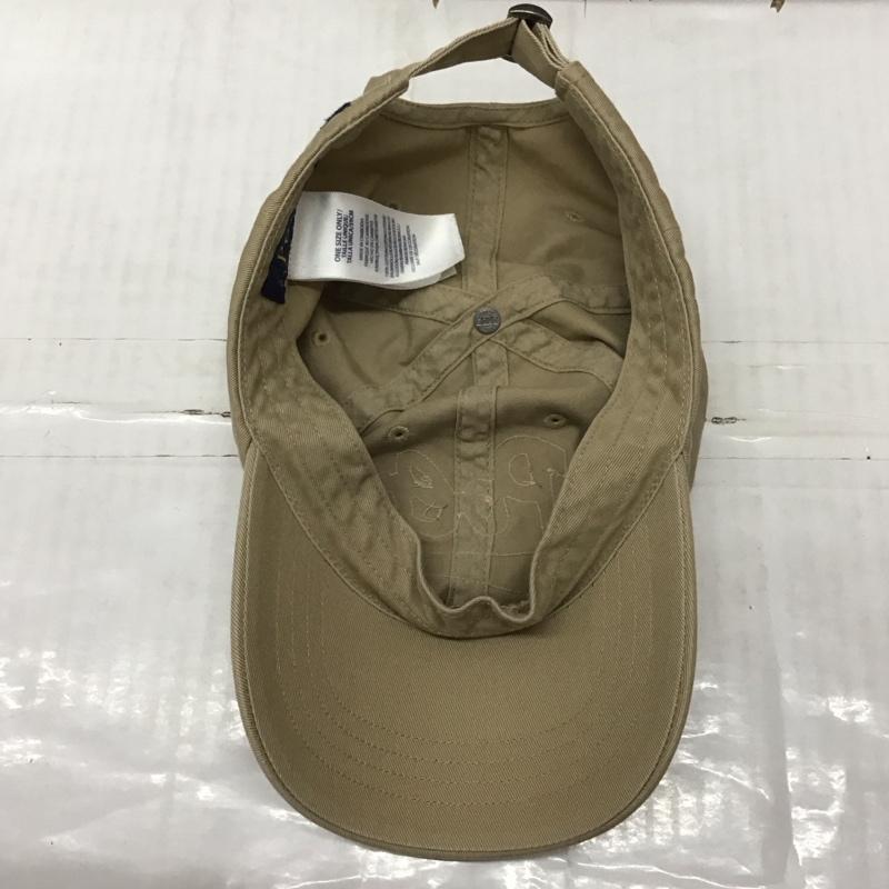 ポロラルフローレン POLO RALPH LAUREN 帽子 キャップ コットン ロゴ、文字 ベージュ / ベージュ /  メンズ USED 古着 中古 10120221